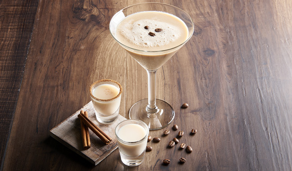 Cinnamon Toast Shot, Velvet Screw Shot & Espresso Martini