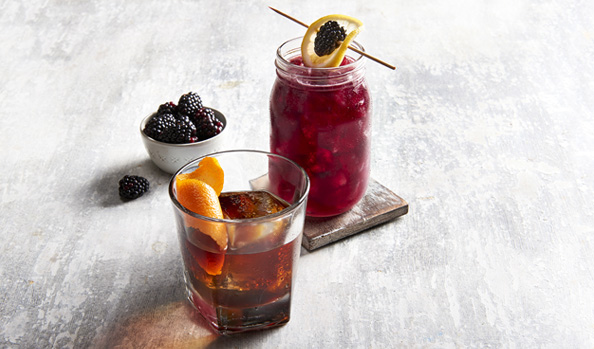 Smooth Bourbon Blackberry Lemonade & Good Old Fashioned Root Beer